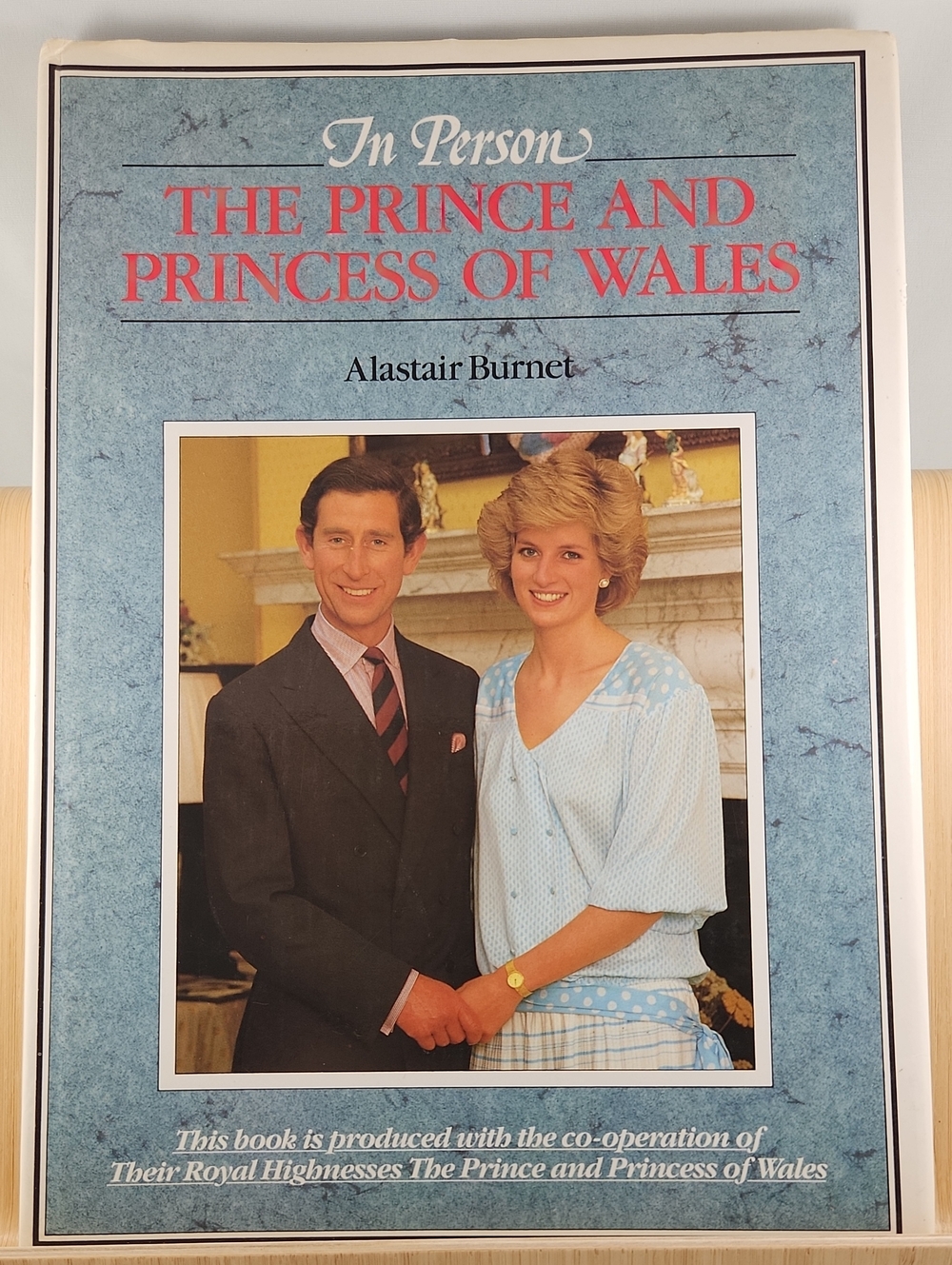 In Person: The Prince and Princess of Wales, VTG 1985 hardcover w/dust jacket